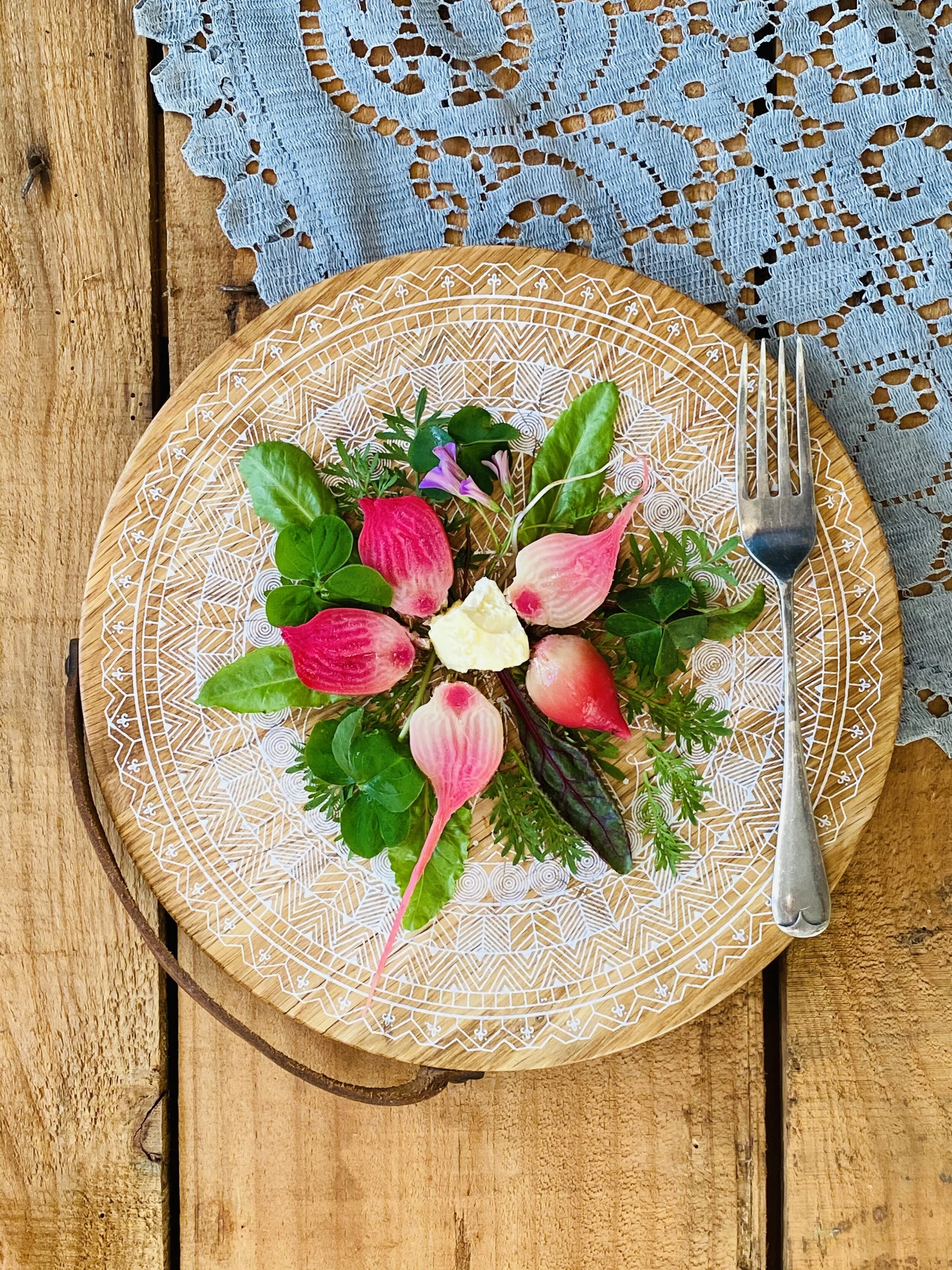 Pickled beetroot salad