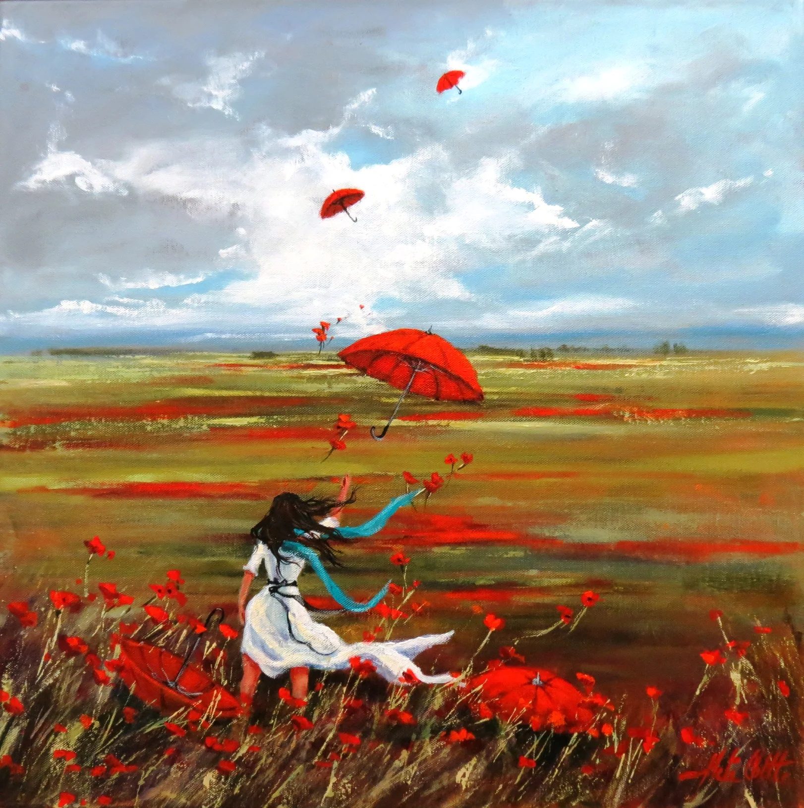 SURRENDER TO THE WIND , ACRYLIC 60X60CM BY HELEN COTTLE LR.jpg