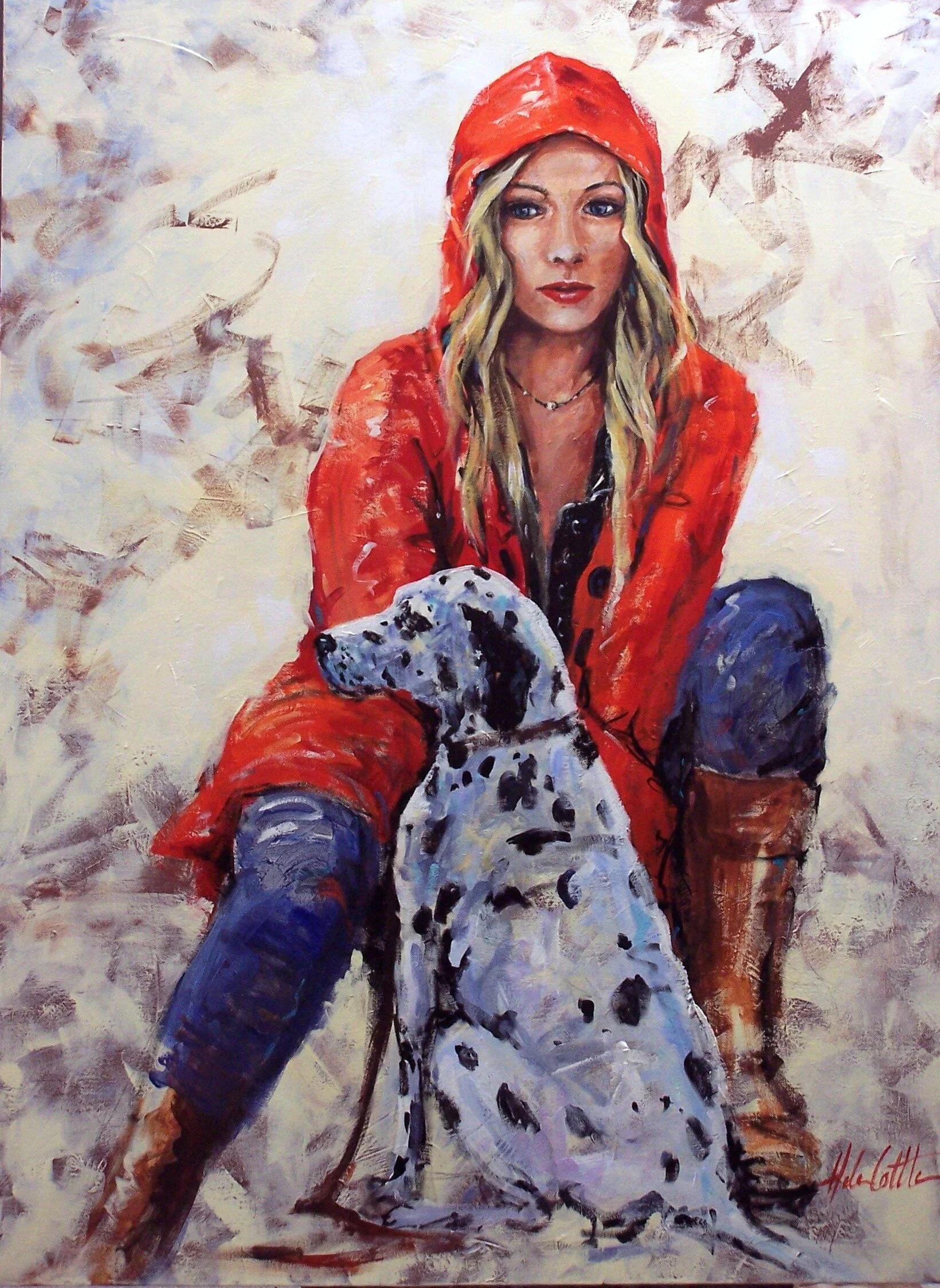 WET WEDNESDAY WALK ACRYLIC 120X92.JPG