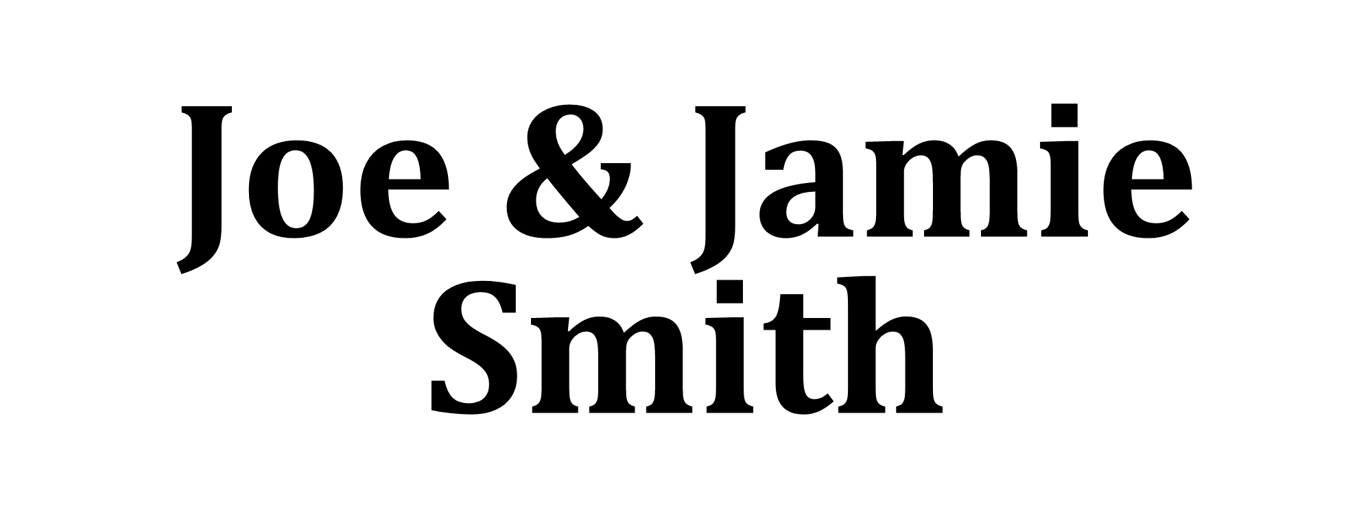 Joe and Jamie Smith logo.png