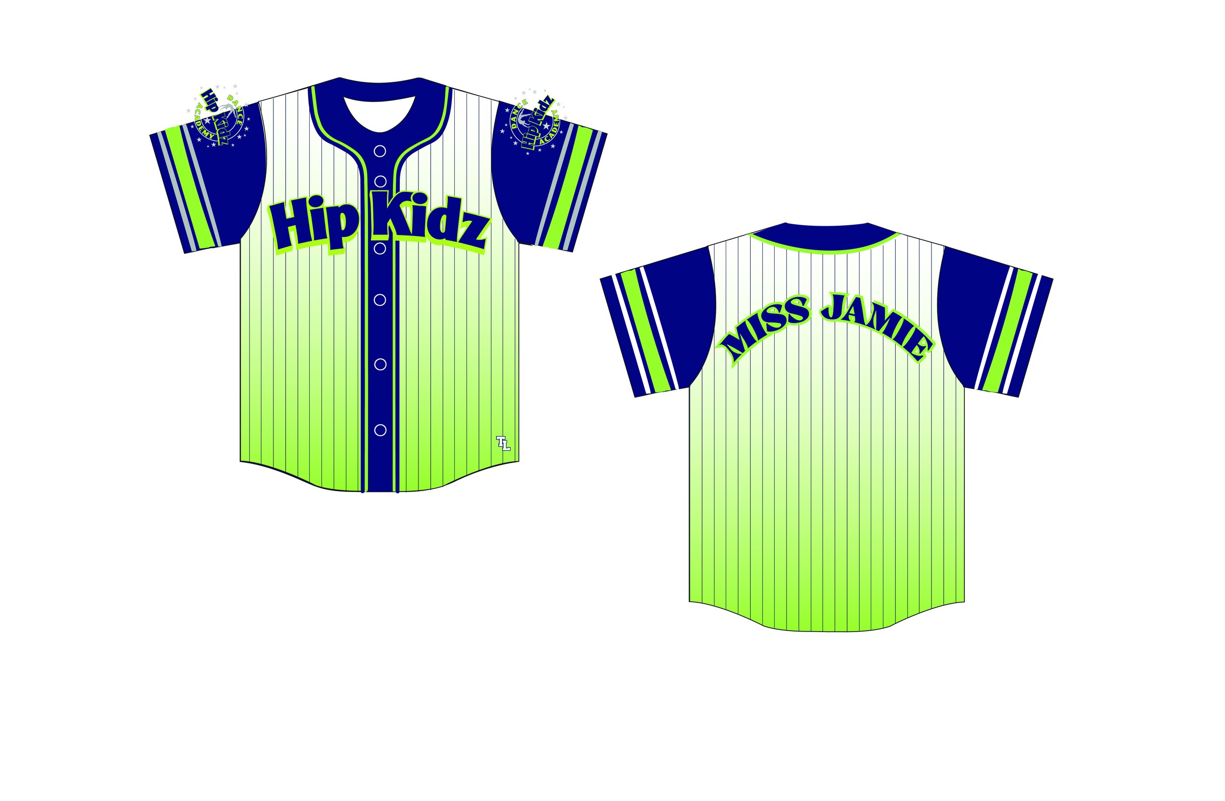 Rhinestoned Hip Kidz Sublimated Jersey