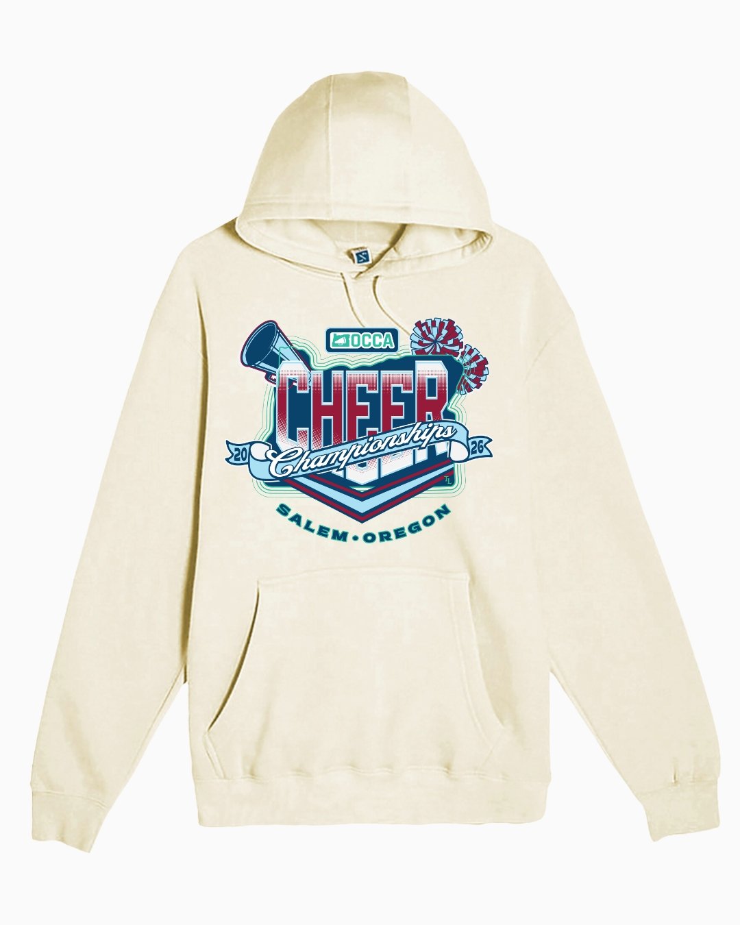OCCA Champs Sand Shell Hoodie - Logo 02