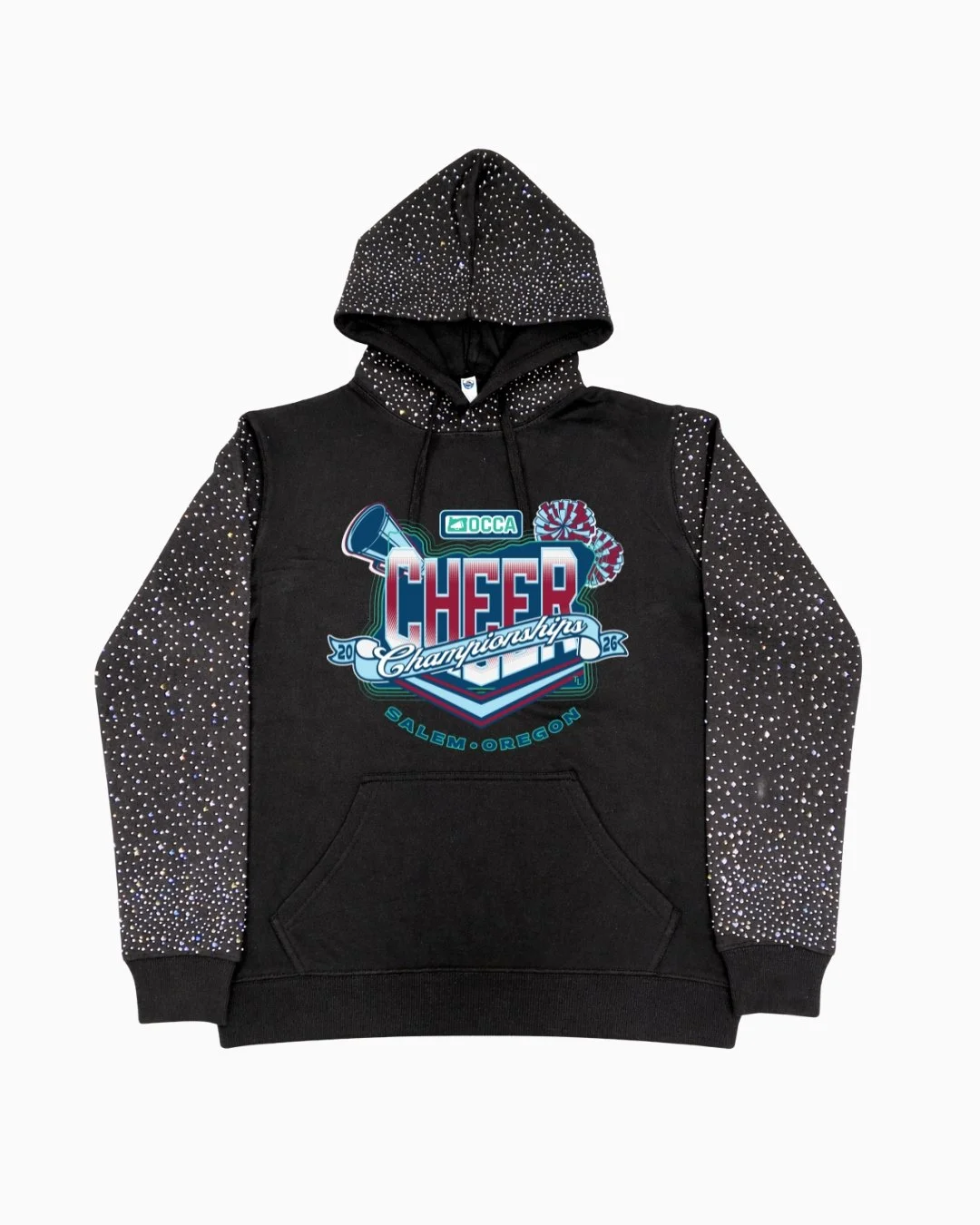 OCCA Champs All-over rhinestone sleeves and hood - Logo 02