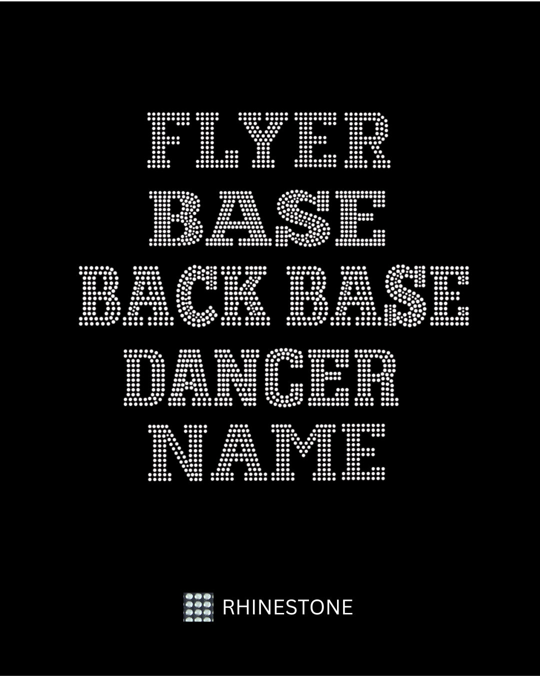 Rhinestone Custom Sleeve or Back Add-Ons