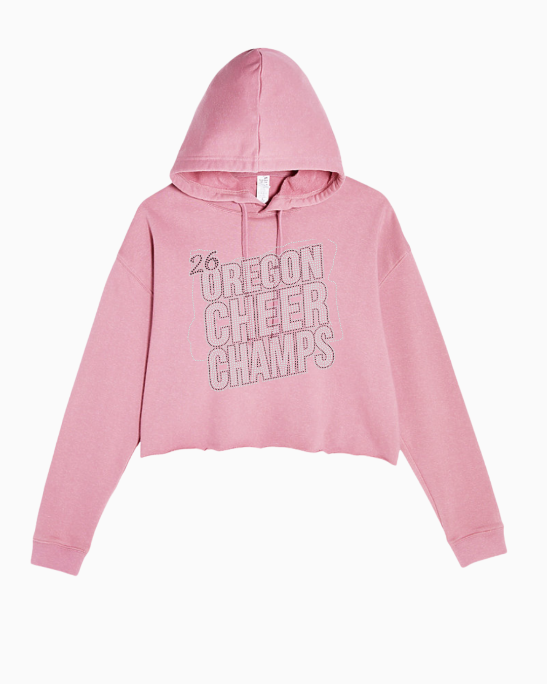 OCCA Champs 2026 Rhinestone Cropped Hoodie