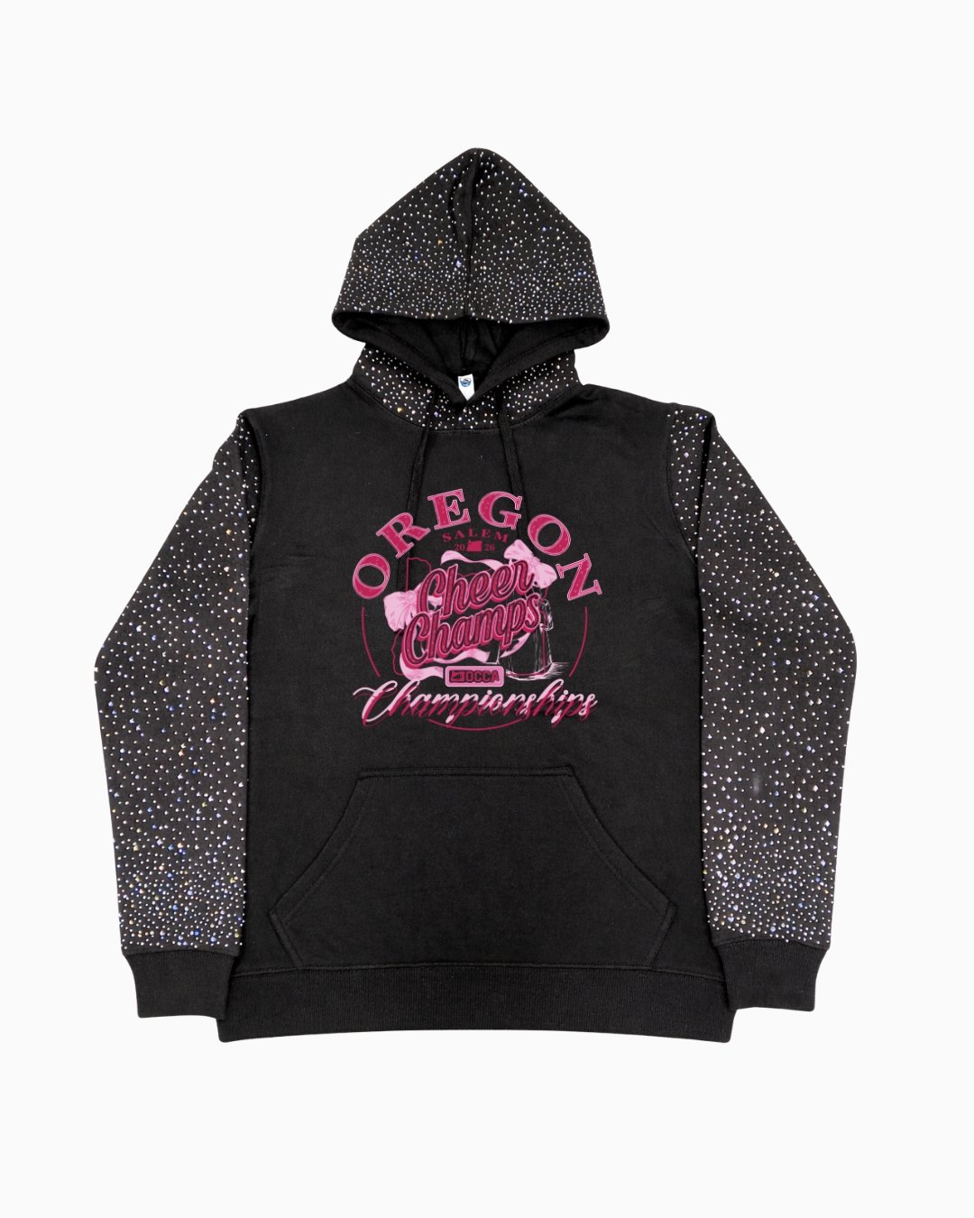 OCCA Champs All-over rhinestone sleeves and hood - Logo 01