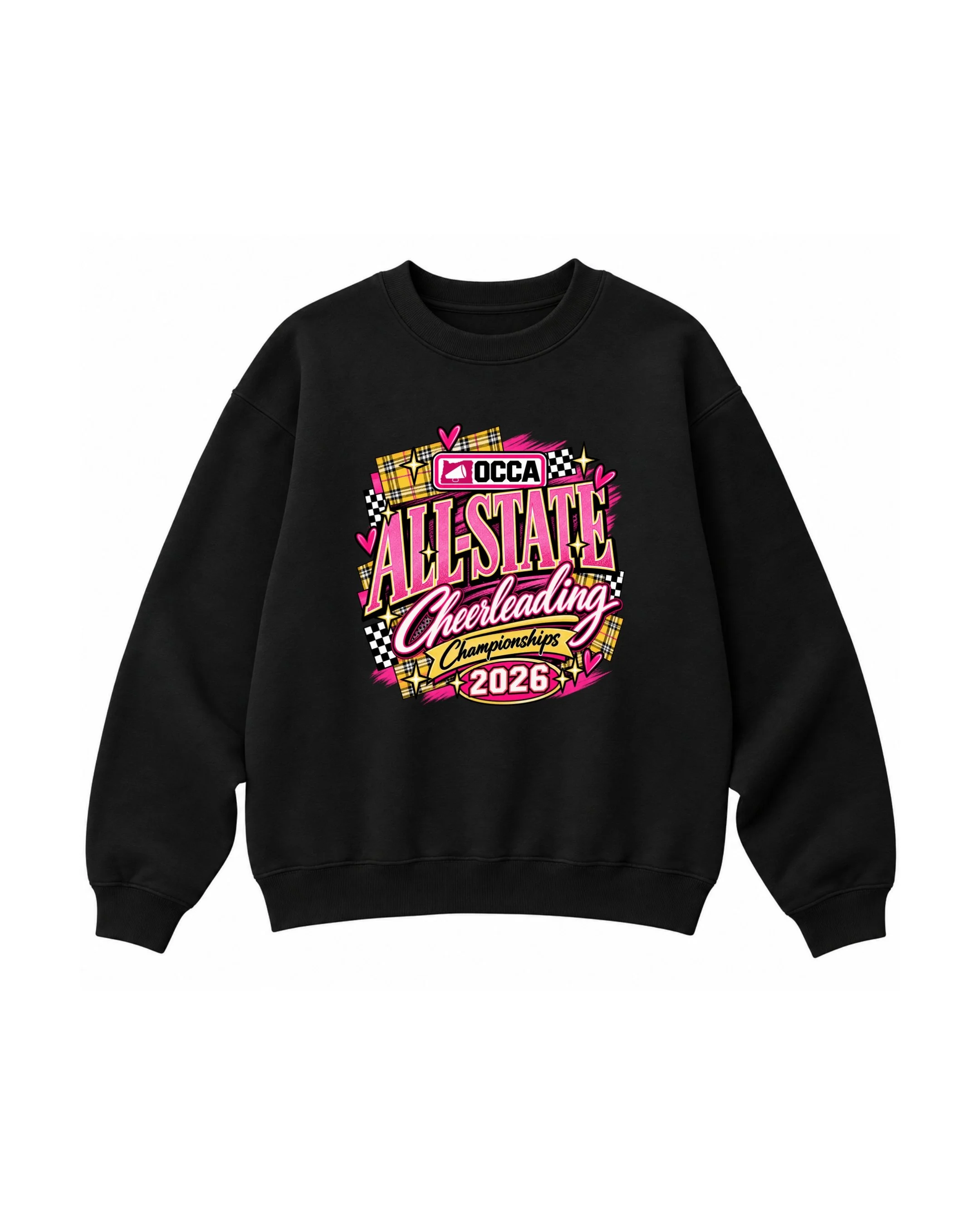 OCCA Oregon All-State Cheerleading 2026 Crewneck Sweatshirt (Logo 2)