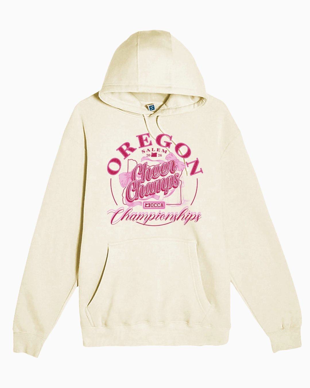 OCCA Champs Sand Shell Hoodie - Logo 01