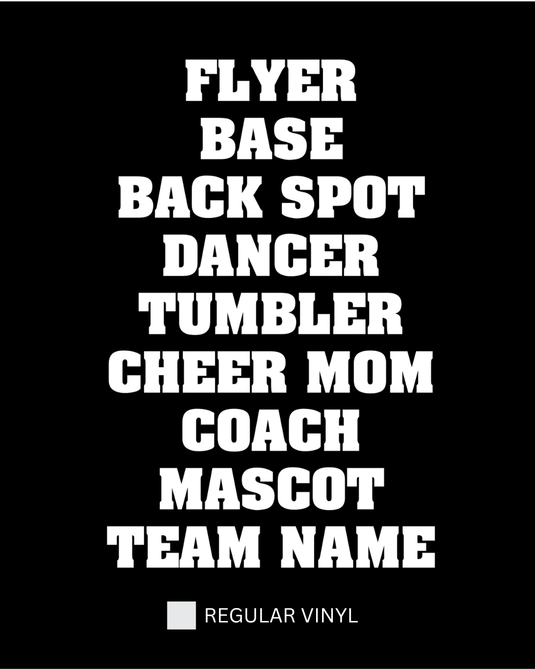 Regular Vinyl - Custom Sleeve or Back Add-Ons