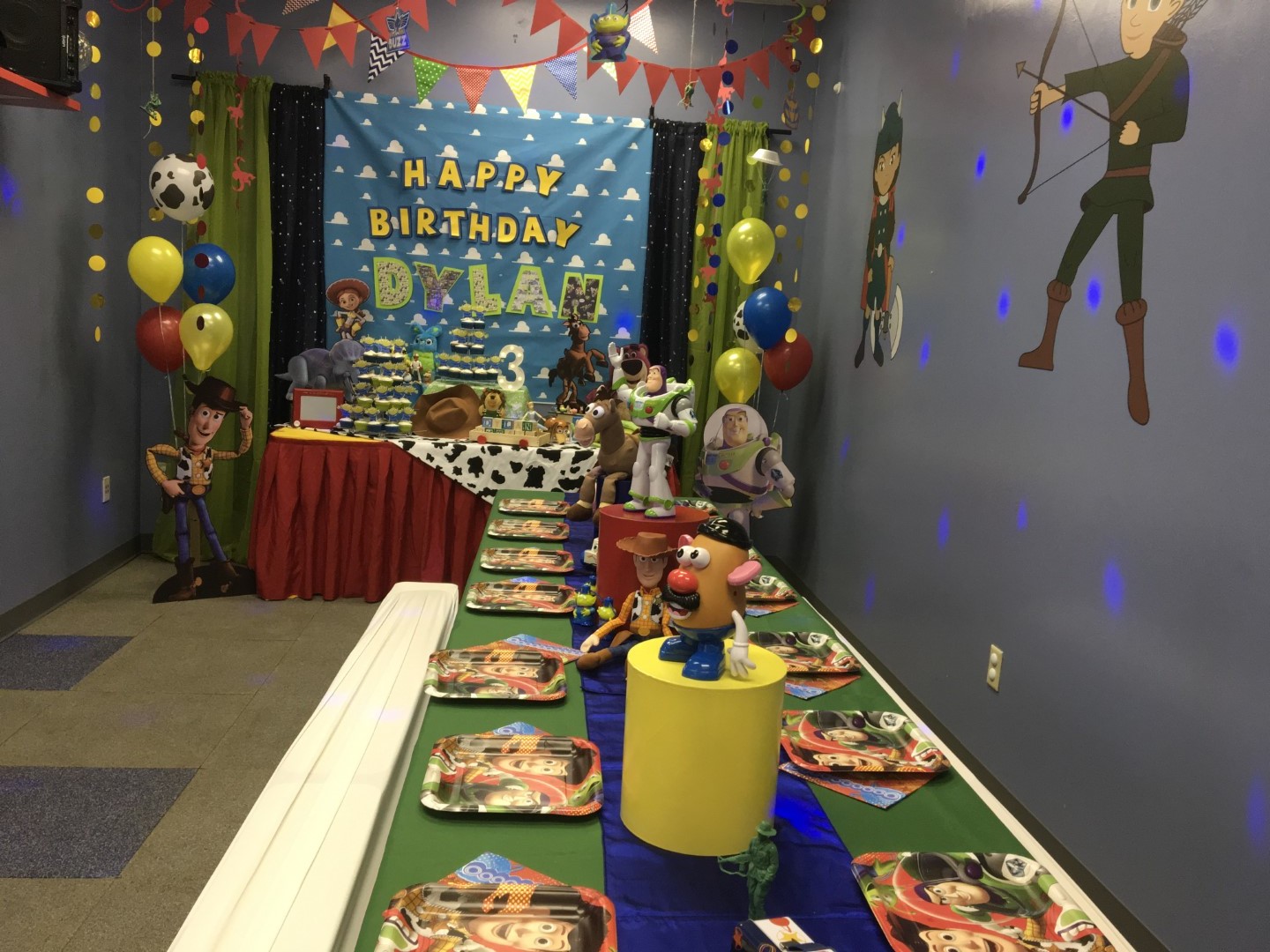 Toy Story Theme 3 Year Old Birthday Party Orlando Fl Princesses Princes