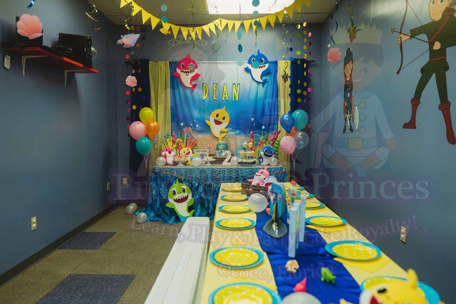 Baby Shark Birthday Party Decorations Orlando Fl Princesses