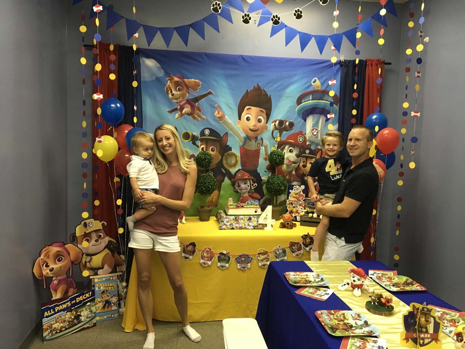 Paw Patrol Themed Party For 4 Year Old Birthday Boy Princesses Princes