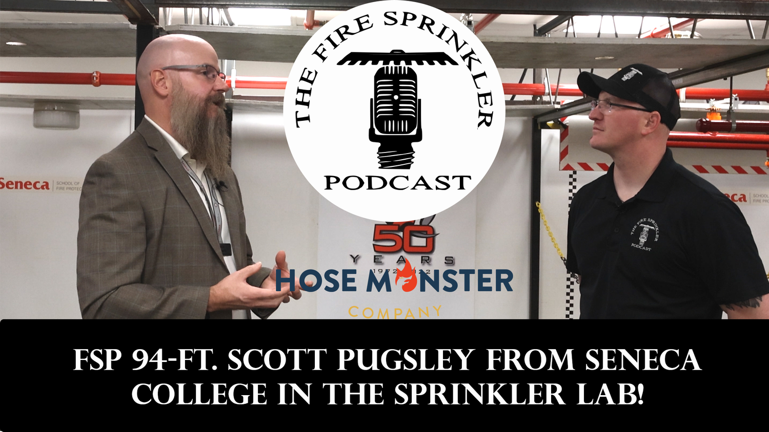 Ft. Scott Pugsley from Seneca College in the Sprinkler Lab!