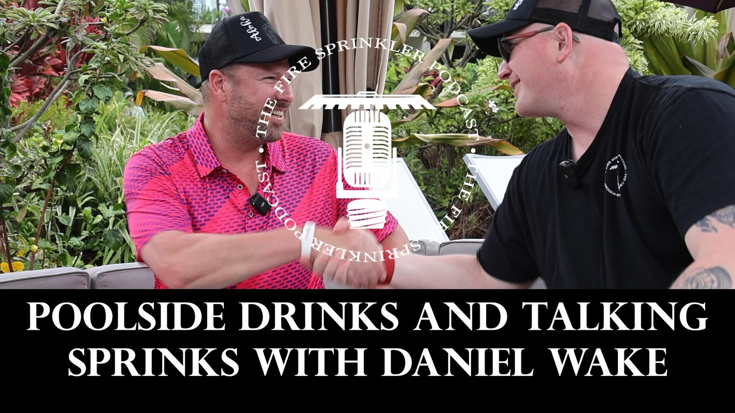 Poolside Drinks and talking Sprinks with Daniel Wake