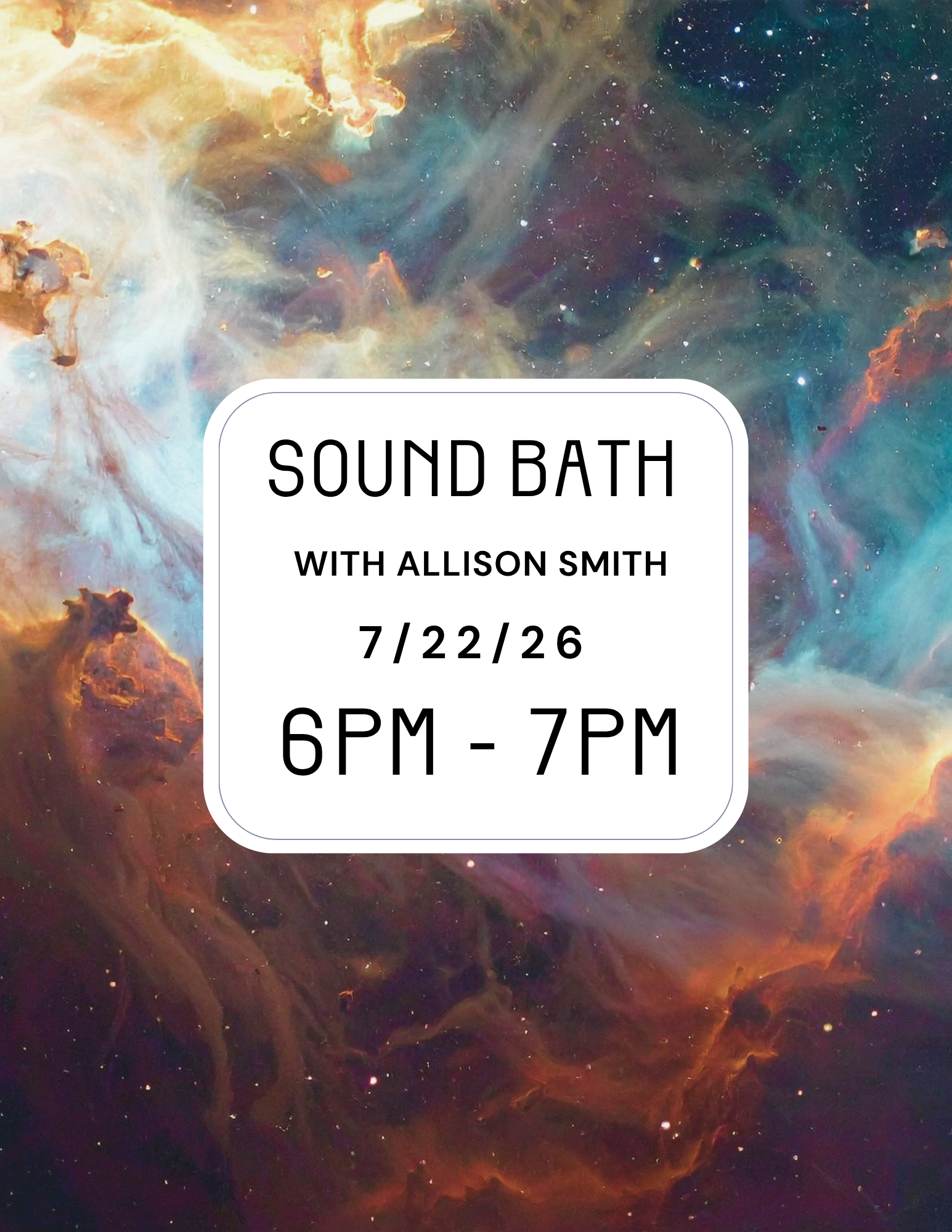 Sound Bath with Allison Smith