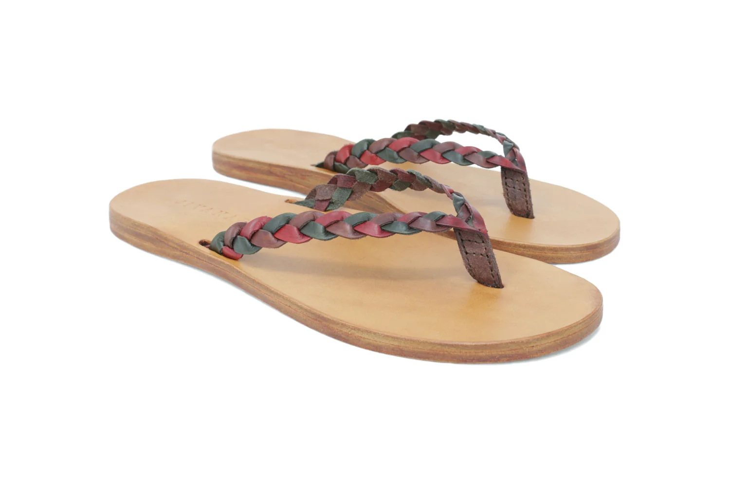 Braided Multicolor with Honey Sole