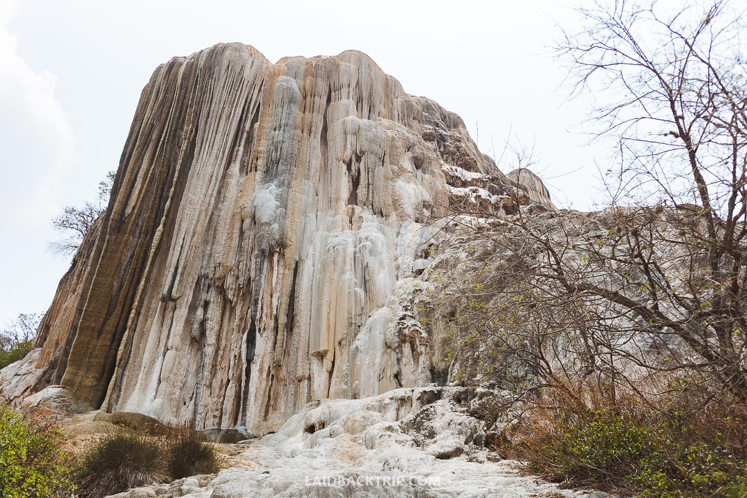 There is a big waterfall you can visit.