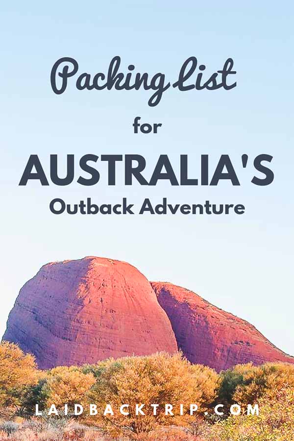 Uluru Packing List