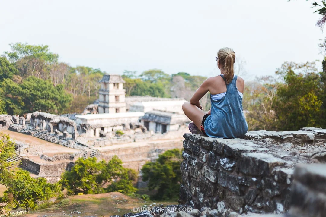 Palenque has many old structures, statues and you will learn a lot about Mayan history.