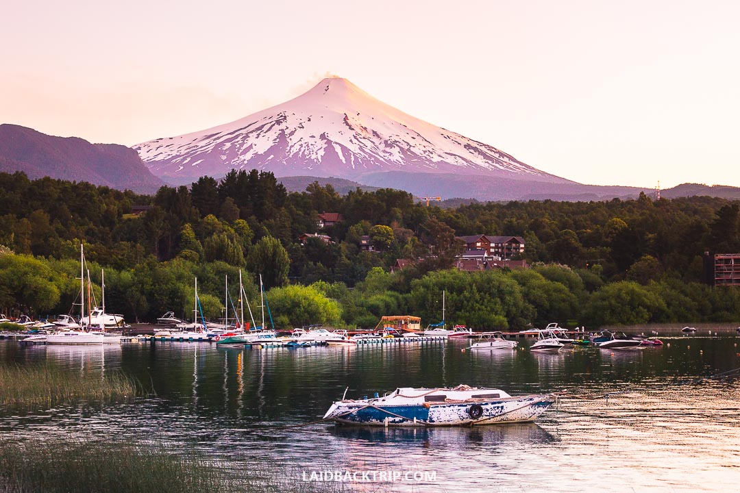 There is a ski resort near Pucon where you can ski in winter.