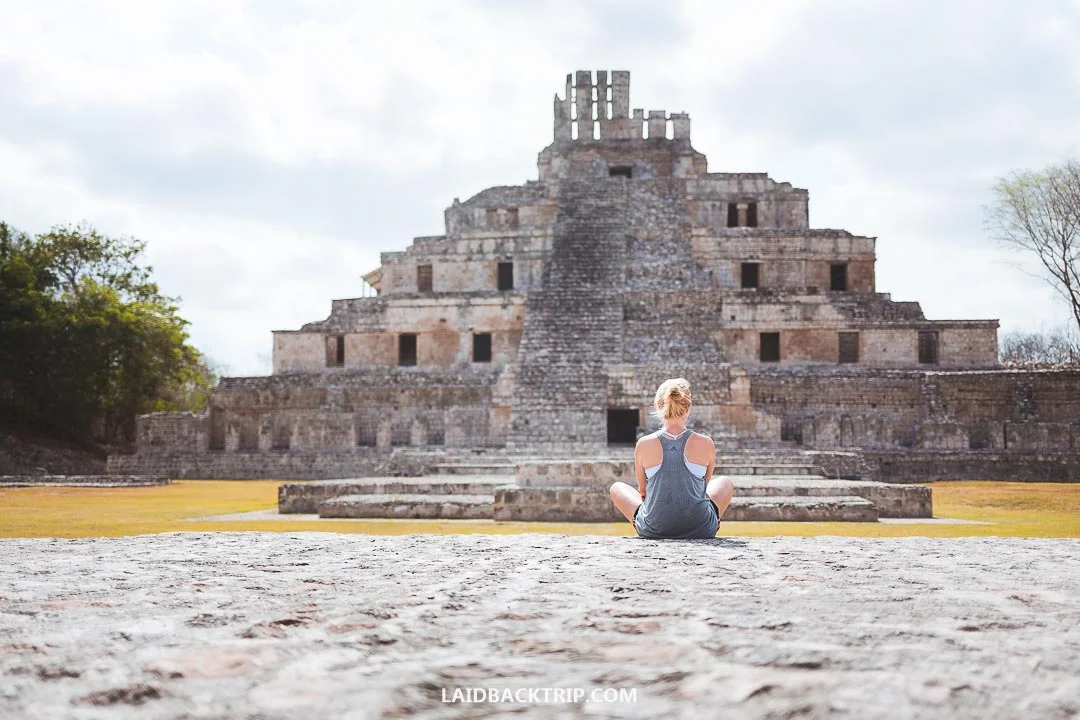 Bring plenty of water and use strong sunscreen to Edzna Ruins.