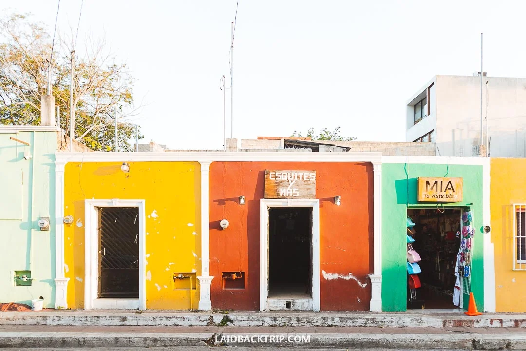 You will find beautiful colonial buildings in Valladolid.