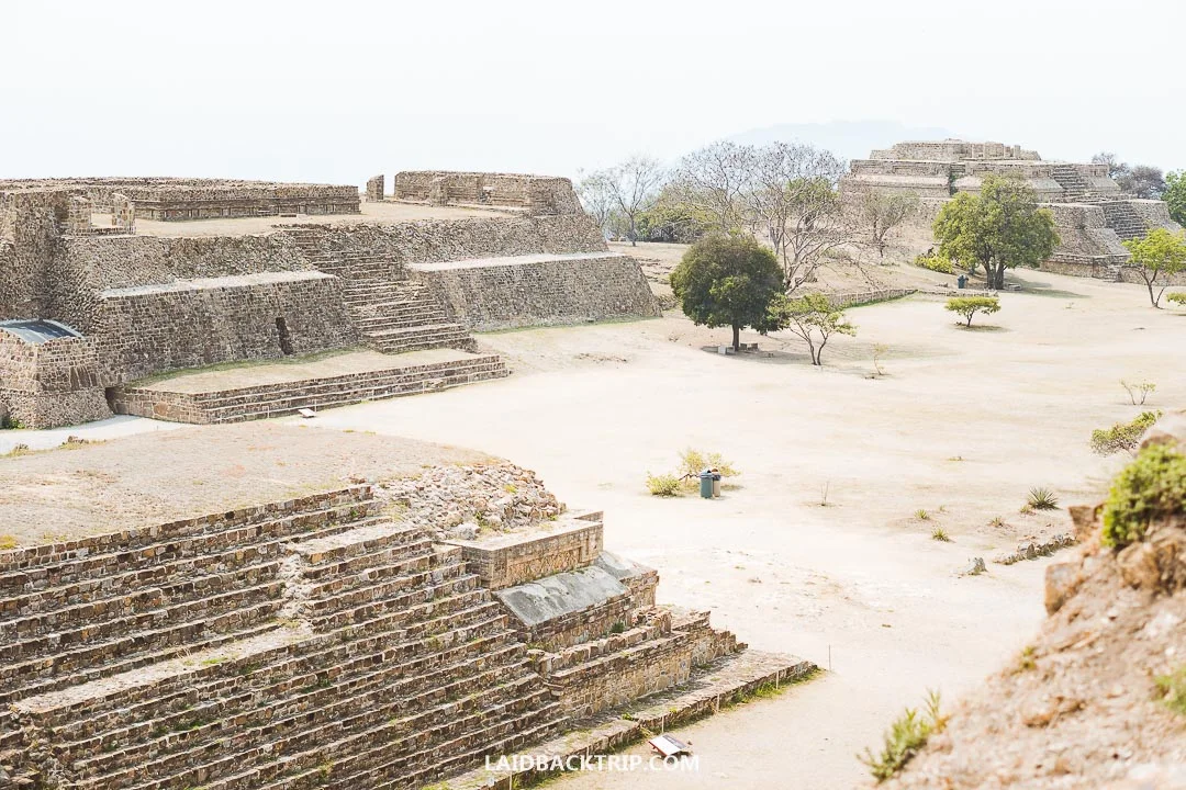 Monte Alban is best visited on a day trip from Oaxaca, where you stay overnight.