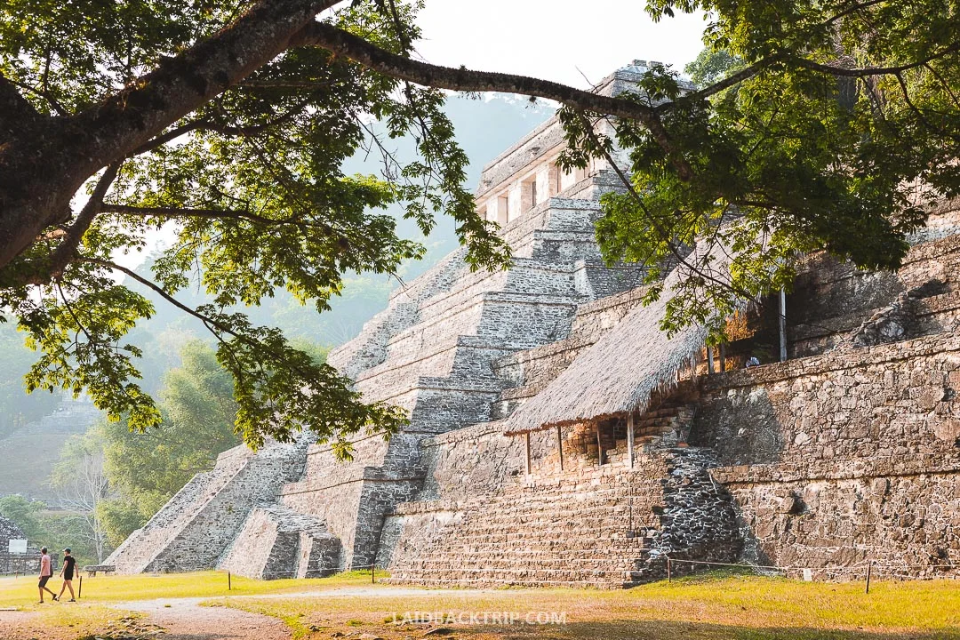 Palenque Ruins are located deep in the Mexican jungle.