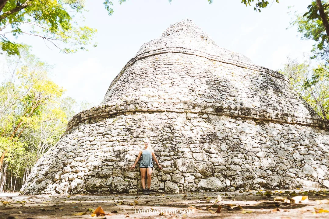 After you visit Coba Ruins, rent a bike and ride to a nearby Cenotes.