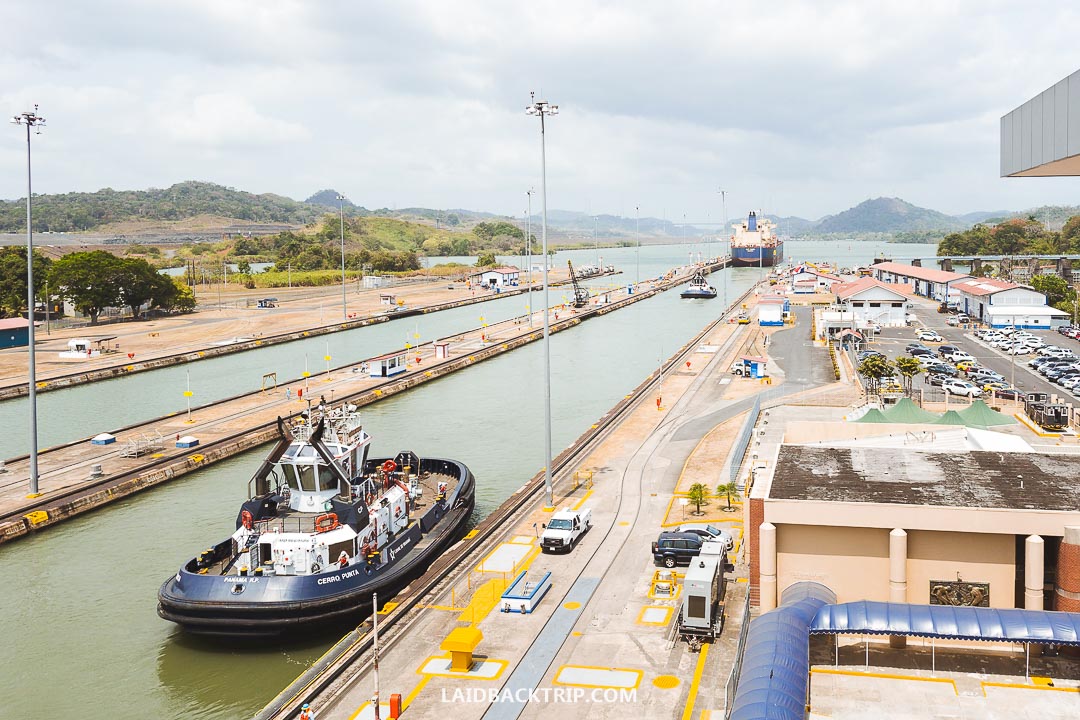 Miraflores Locks is the best place where to visit the Panama Canal.