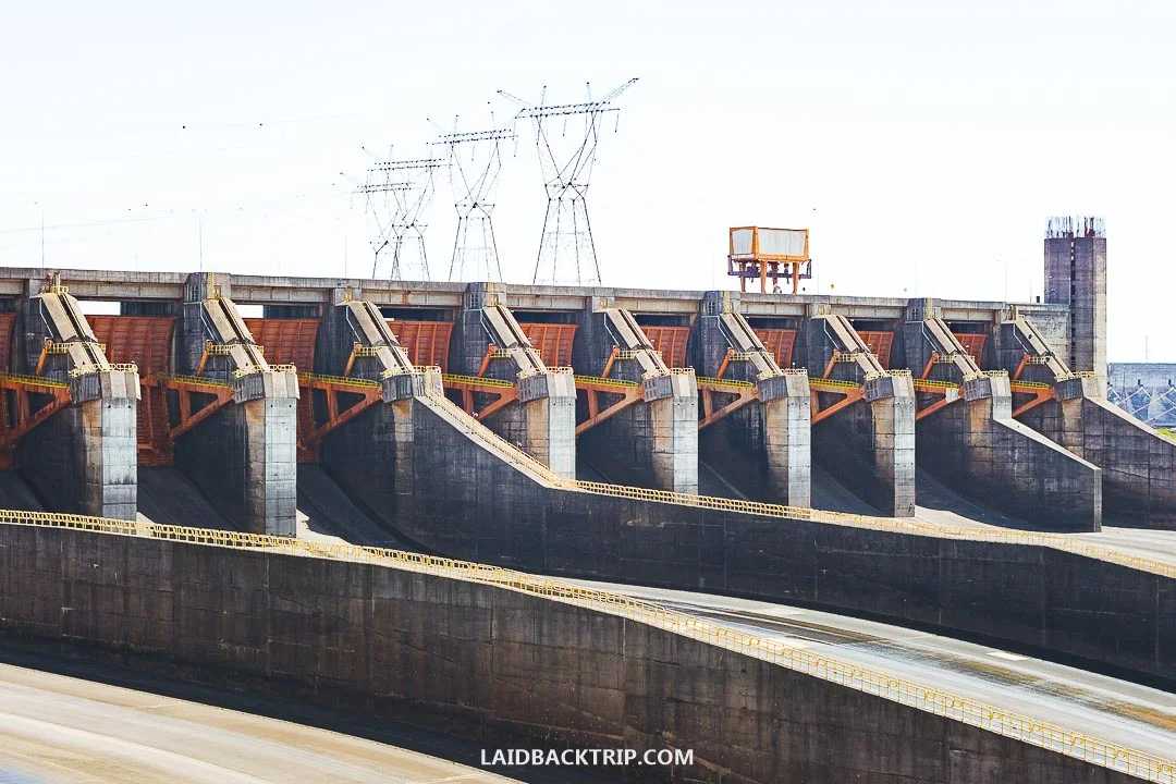 You can visit the Itaipu Dam from both Paraguay and Brazil.