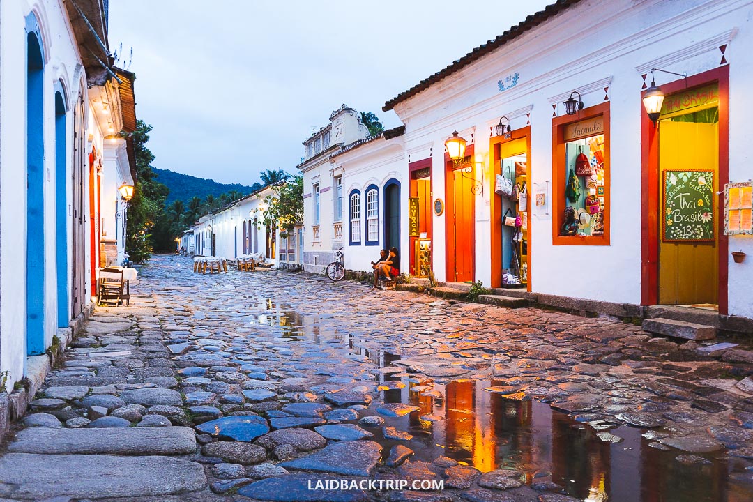 Paraty is a colonial town in Brazil, and popular place to visit among locals.