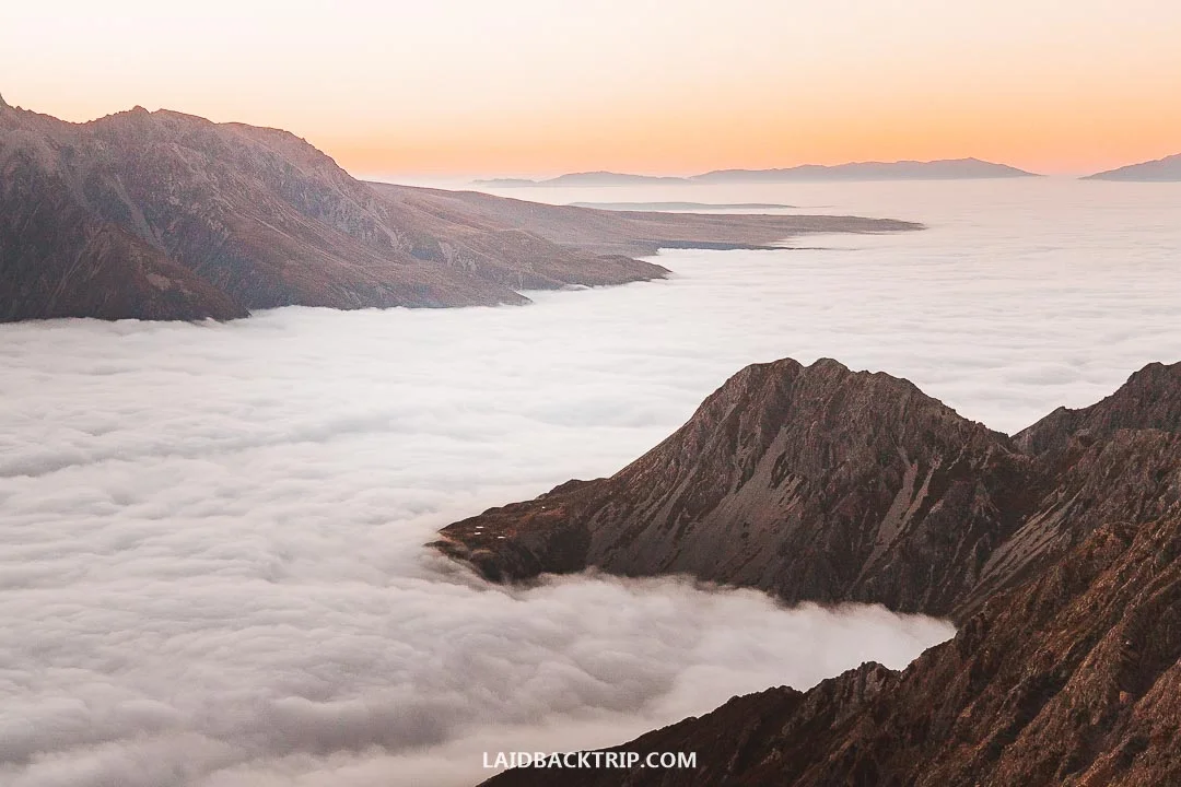 Sunset and sunrise at Mueller Hut is something you have to see on your own eyes.
