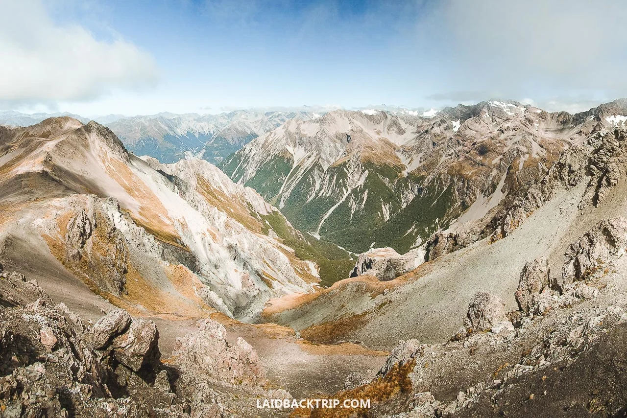 Avalanche Peak Track is the best one-day hike in Arthur's Pass.