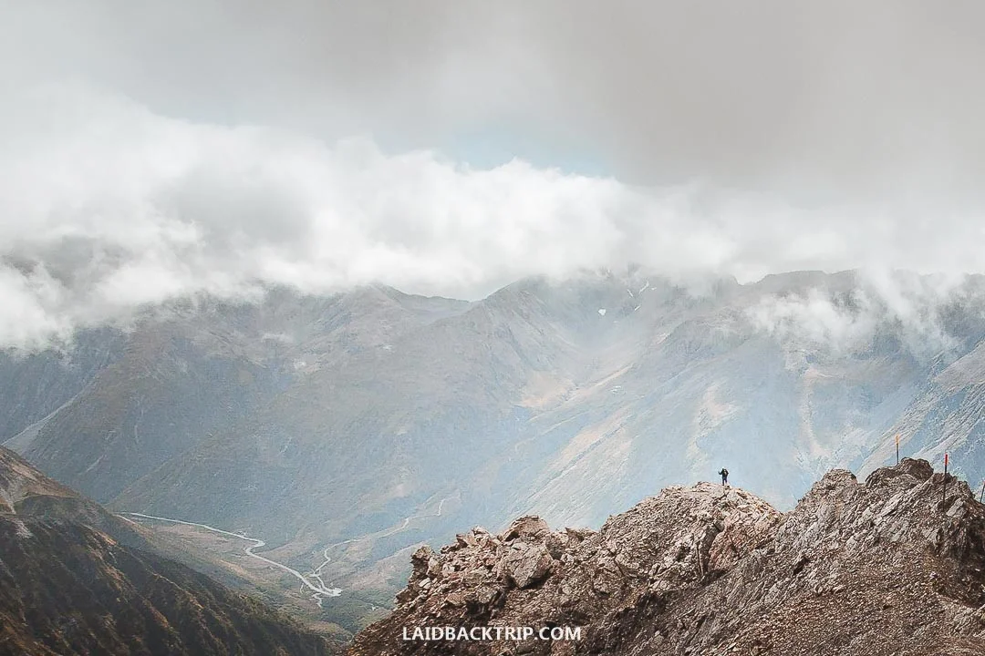 Avalanche Peak Track is challenging one day hike in New Zealand.