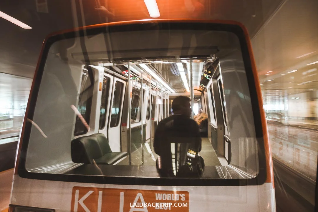 Kuala Lumpur is connected with the international airport by train.