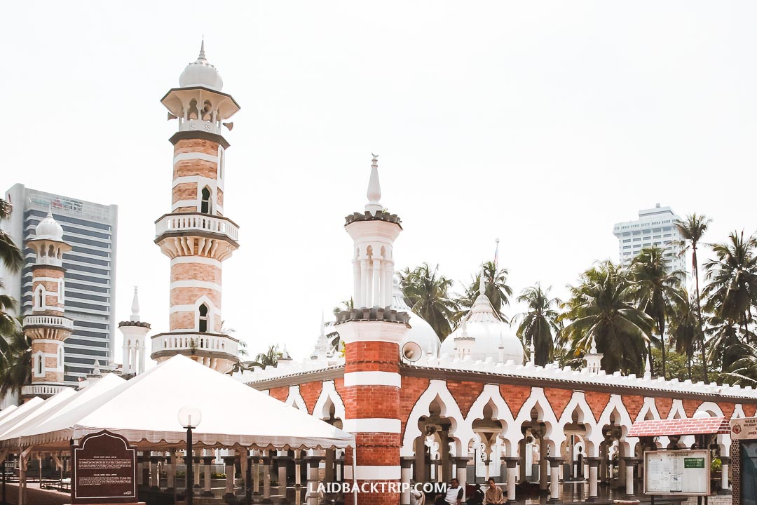 Masjid Jamek is a top attraction in Kuala Lumpur.