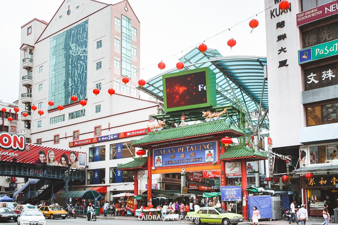 Petaling Street is famous among backpackers and budget travelers.