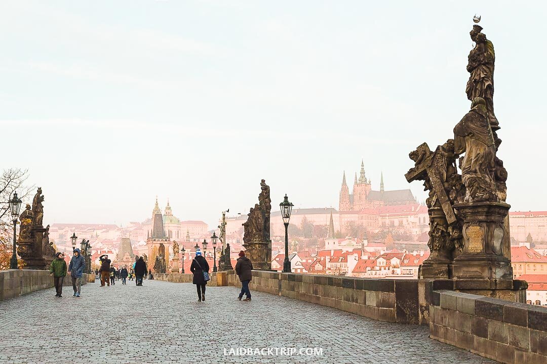 Charles Bridge is a world-known attraction in Prague.