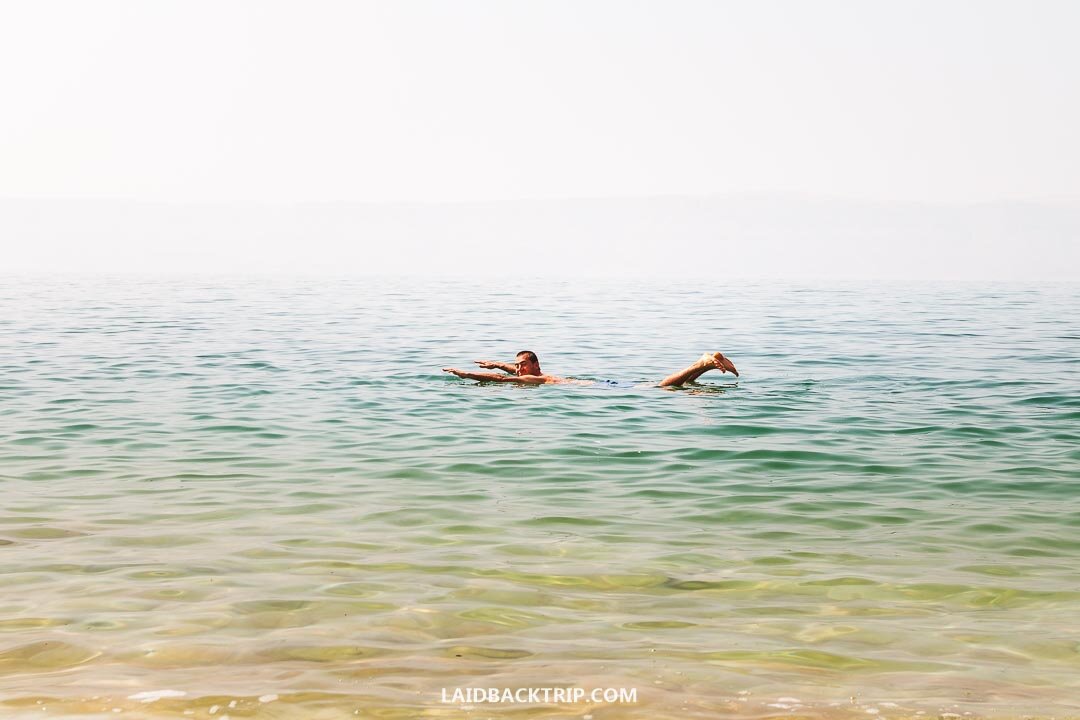 The Dead Sea on a Budget - Swimming on Jordan's side for free