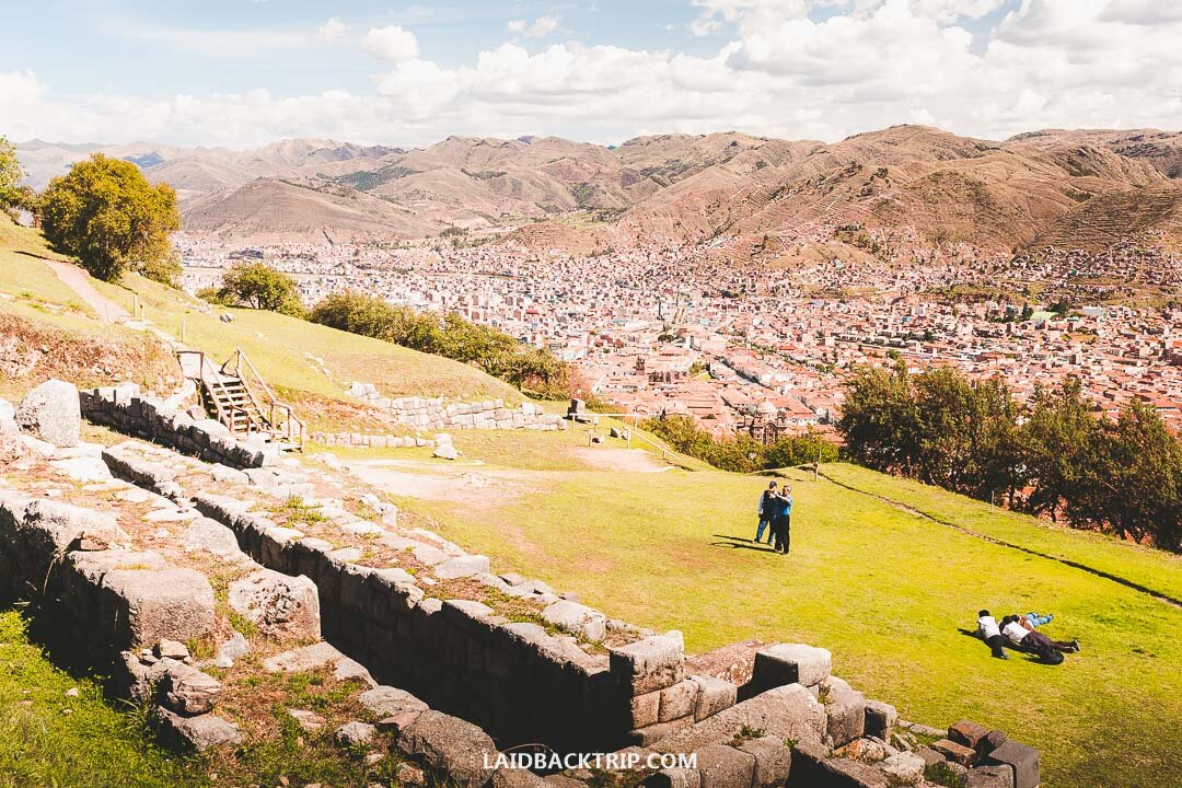 Sacsayhuaman Ruins is within walking distance from the Plaza de Armas in Cusco.