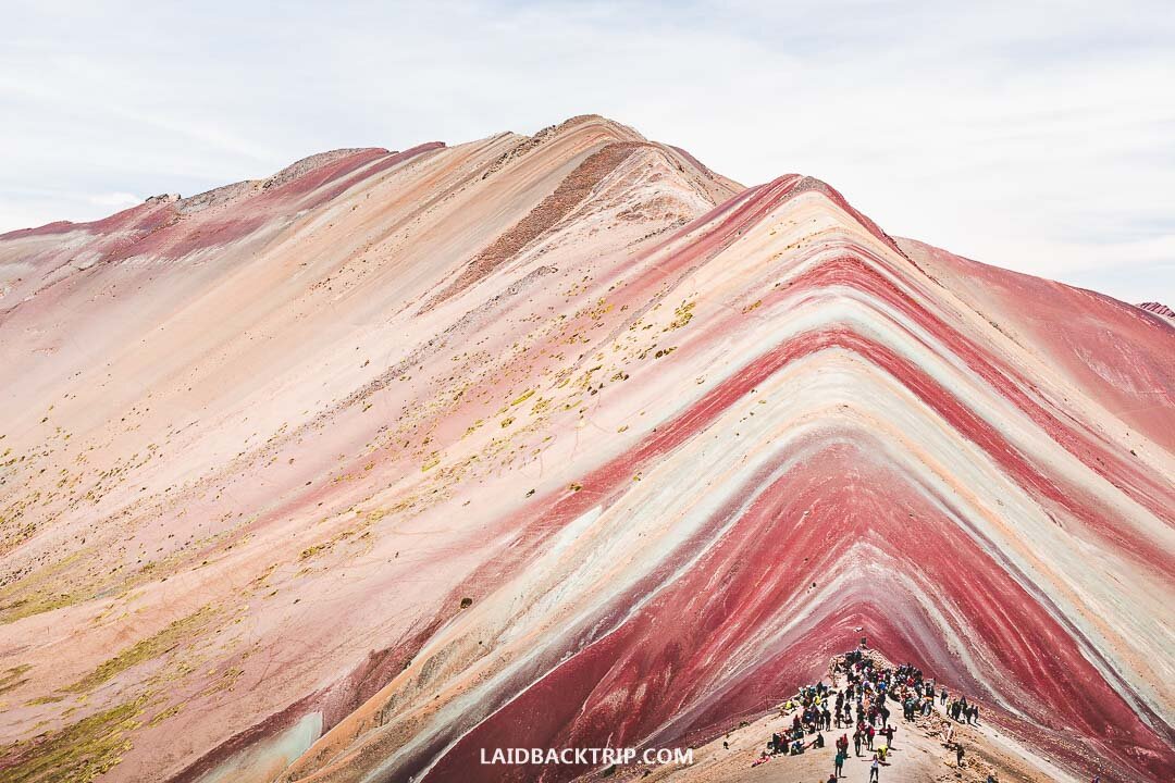 Our favorite day trip from Cusco was the Rainbow Mountain and Red Valley.