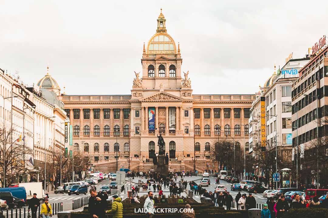 Wenceslas Square is packed with great restaurants, hotels and stores.