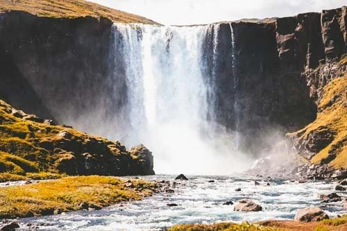 How to Visit Gufufoss Waterfall