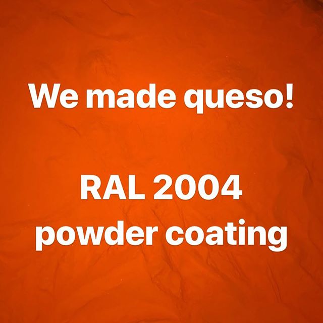 #queso #powdercoating #aama2604 #aama2605 #powdercoat #powdercoated  #powdercoatings