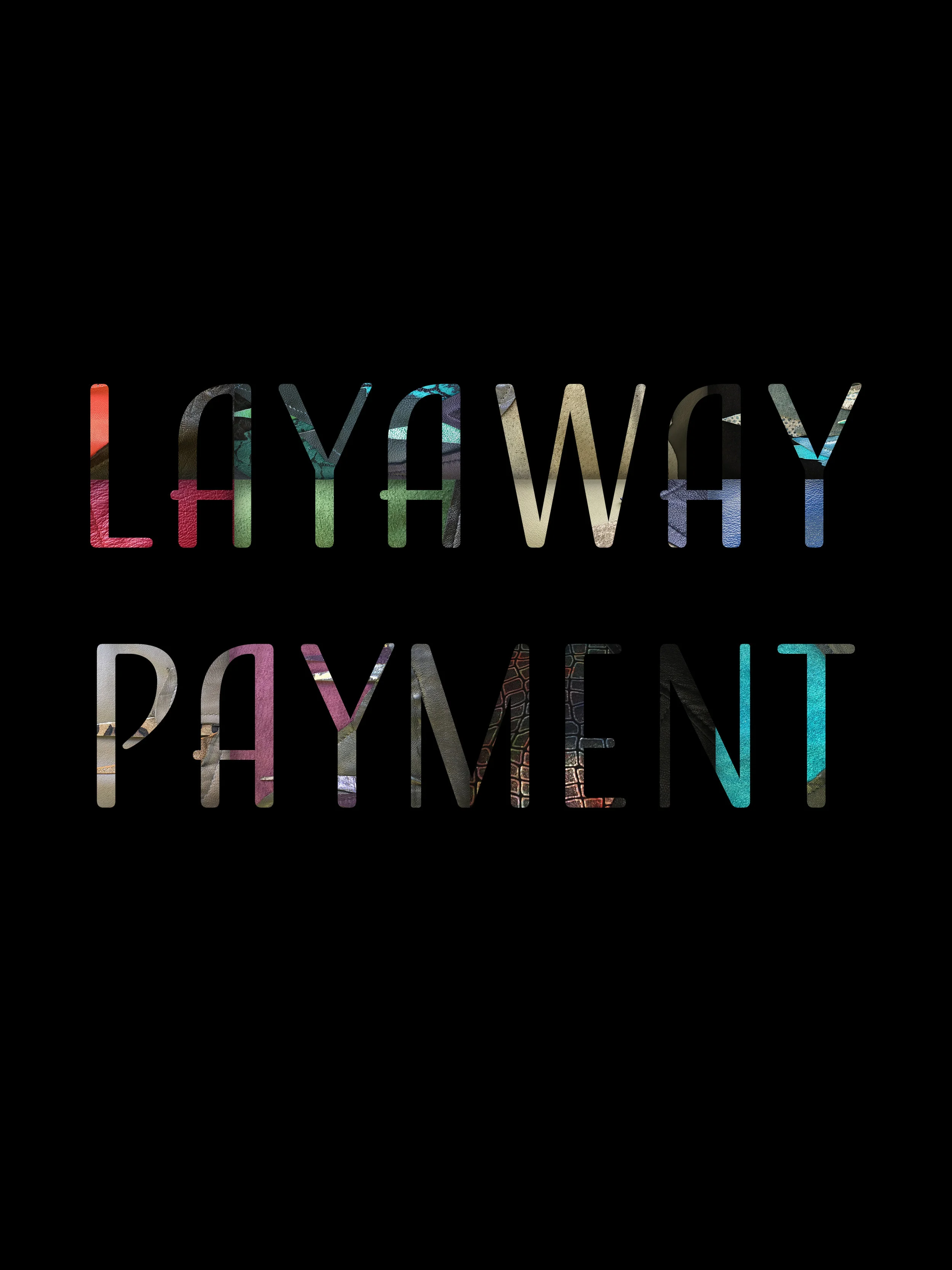 Layaway Payment