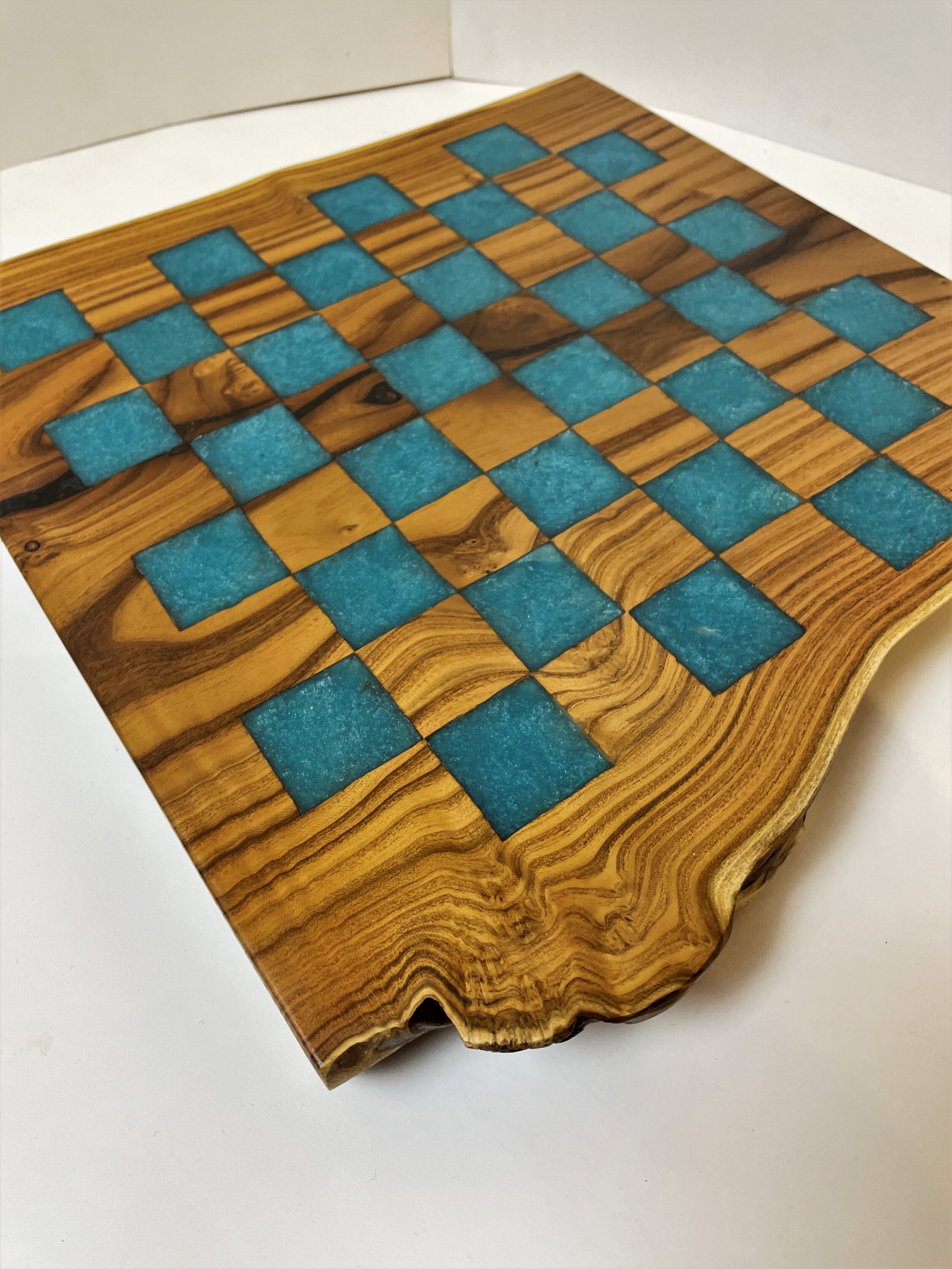 Wood and Resin Chess Set — MDA Woodwork | Unique Handmade Wooden Goods
