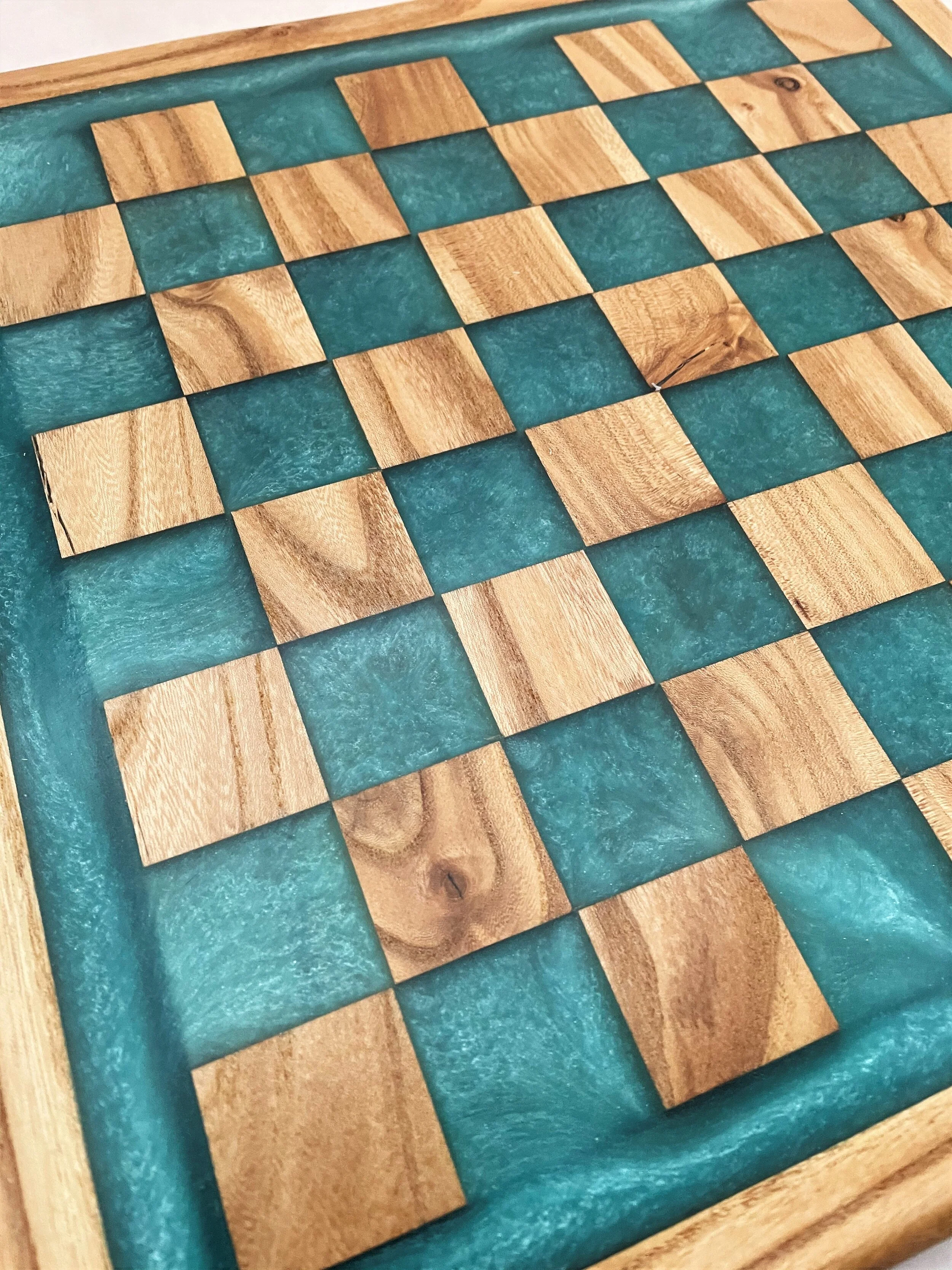 Wood and Resin Chess Set