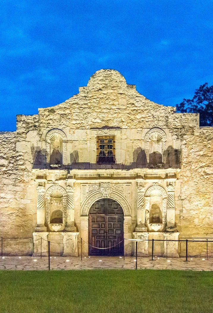 The Alamo at Sundown
