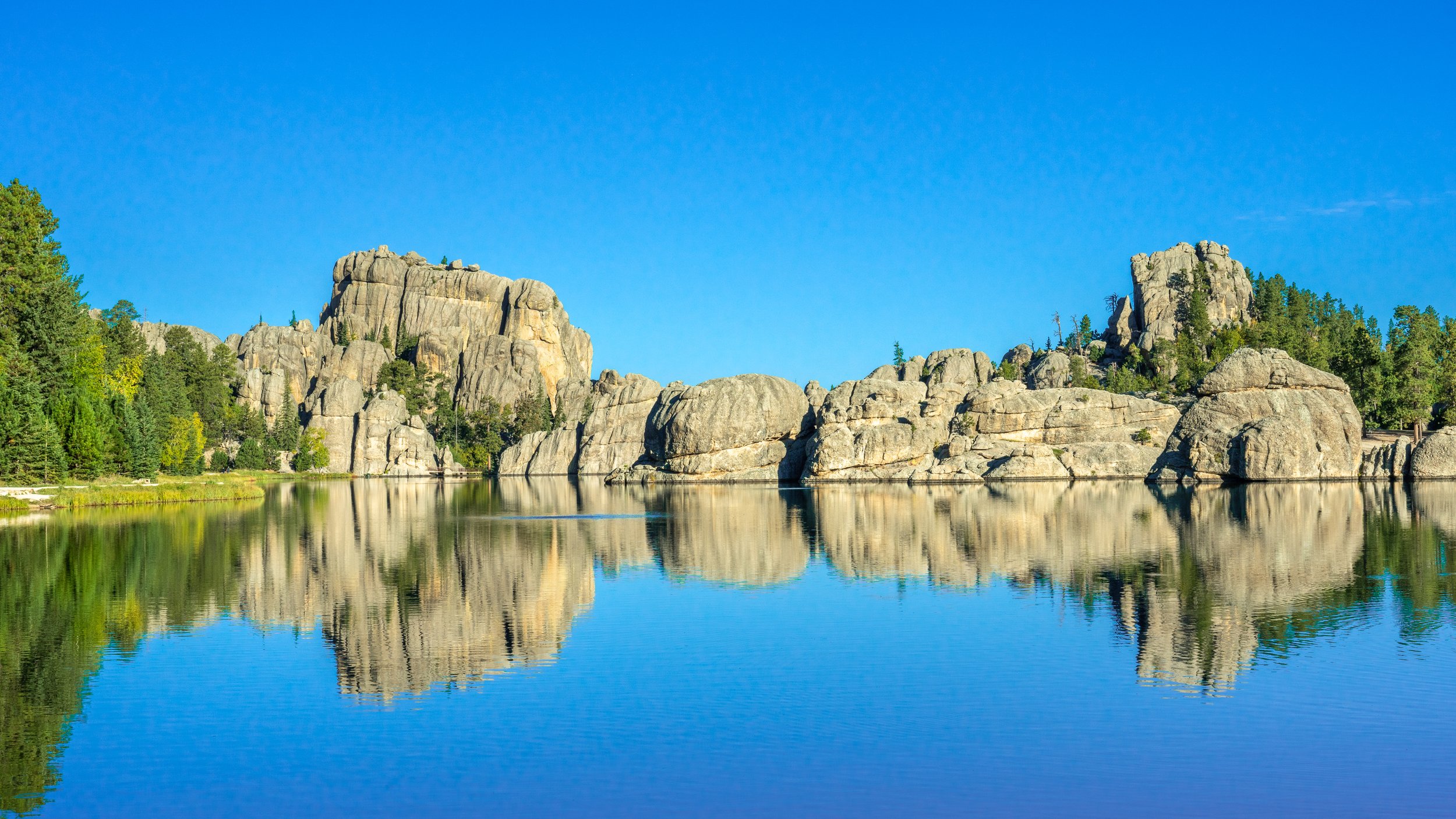 Reflections at Dawn on Sylvan Lake
